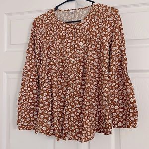 Old Navy Women Button Down Blouse Full Sleeves